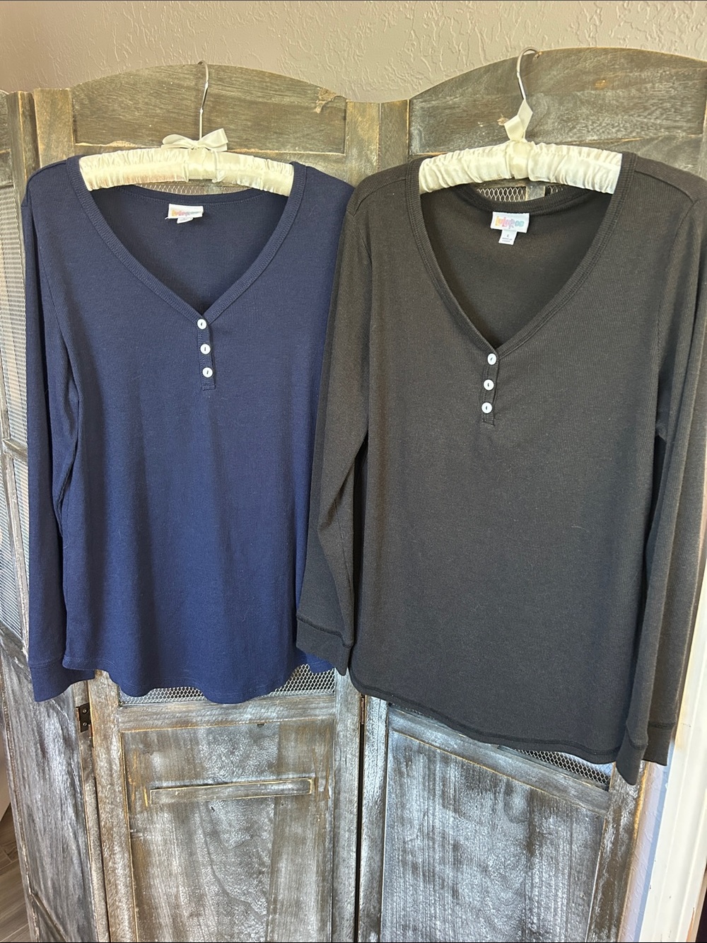 LuLaRoe Ruby style Henley shirts